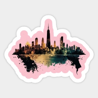 Chicago Skyline Sticker